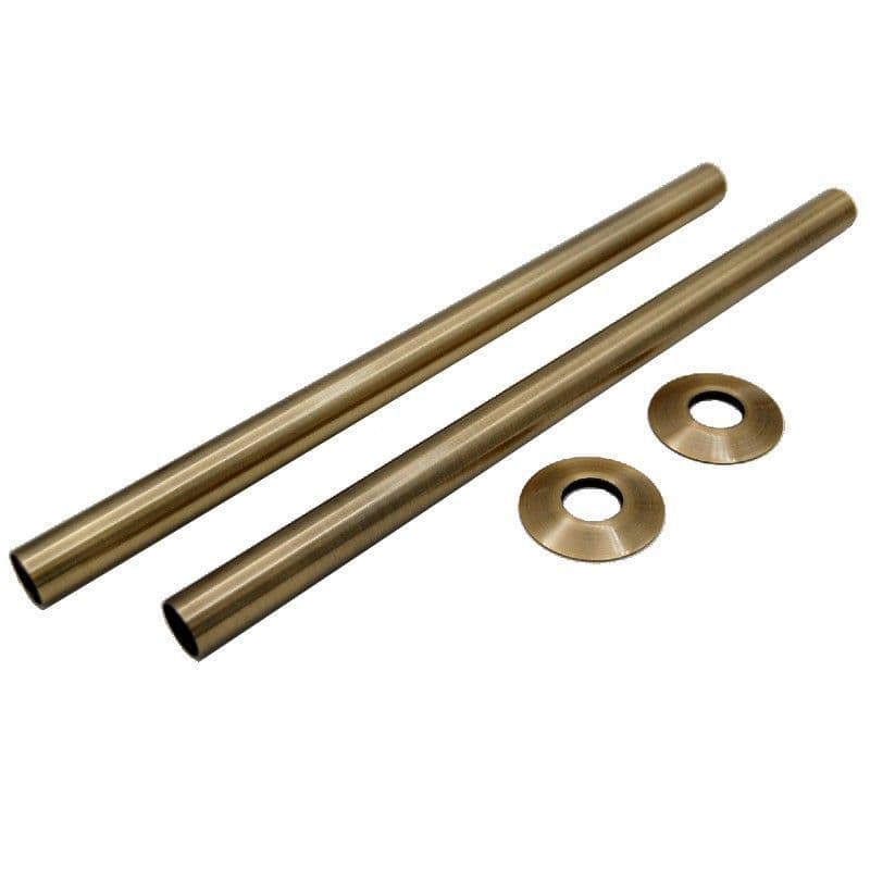 Copritubi Radiatori In Ottone 130x18mm - Finitura Oro Anticato Per Un Look Elegante E Moderno - Foto 5